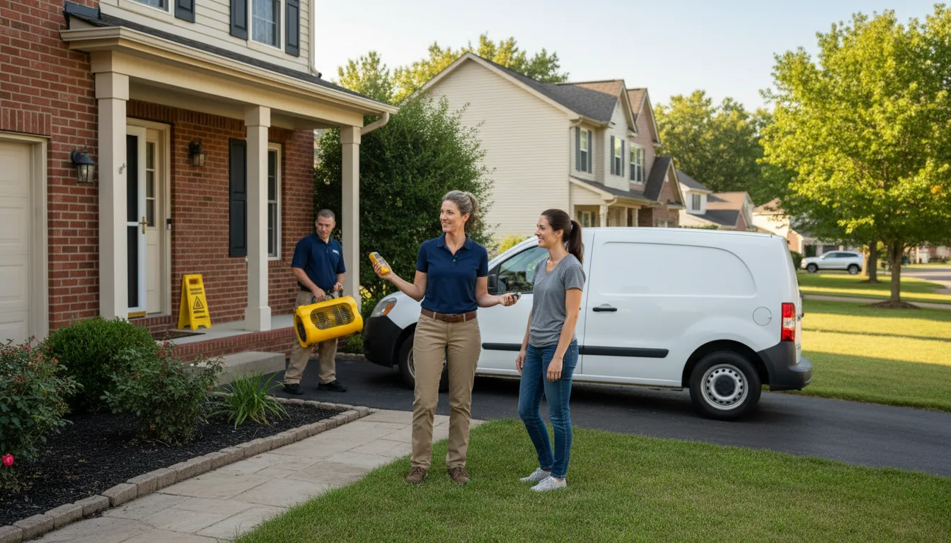Water restoration image for Home Water Damage Repair in Logan, OH